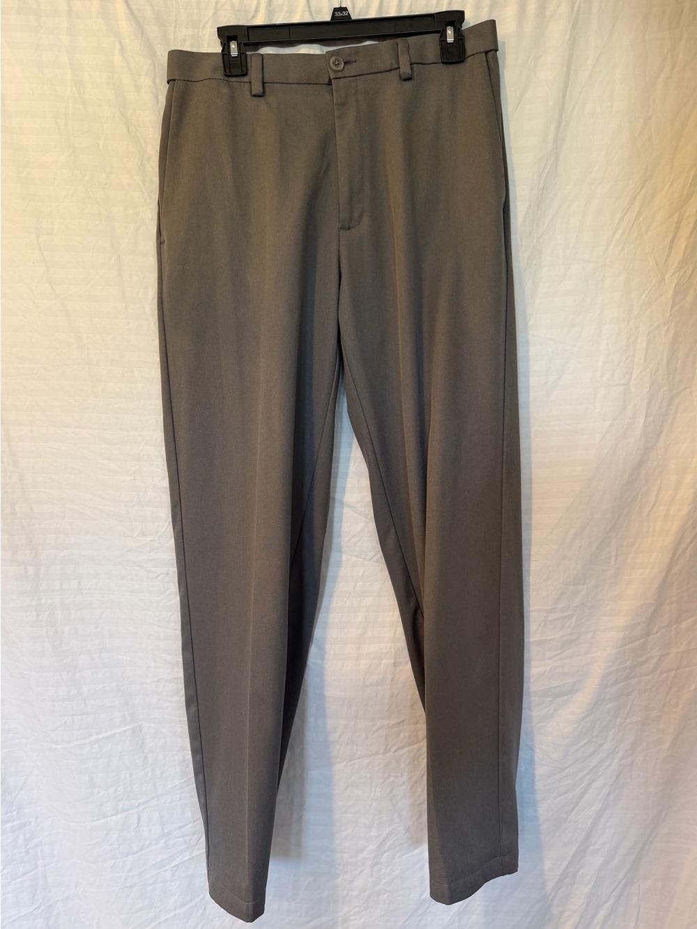 Haggar Men's Straight Dress Pants - Gray